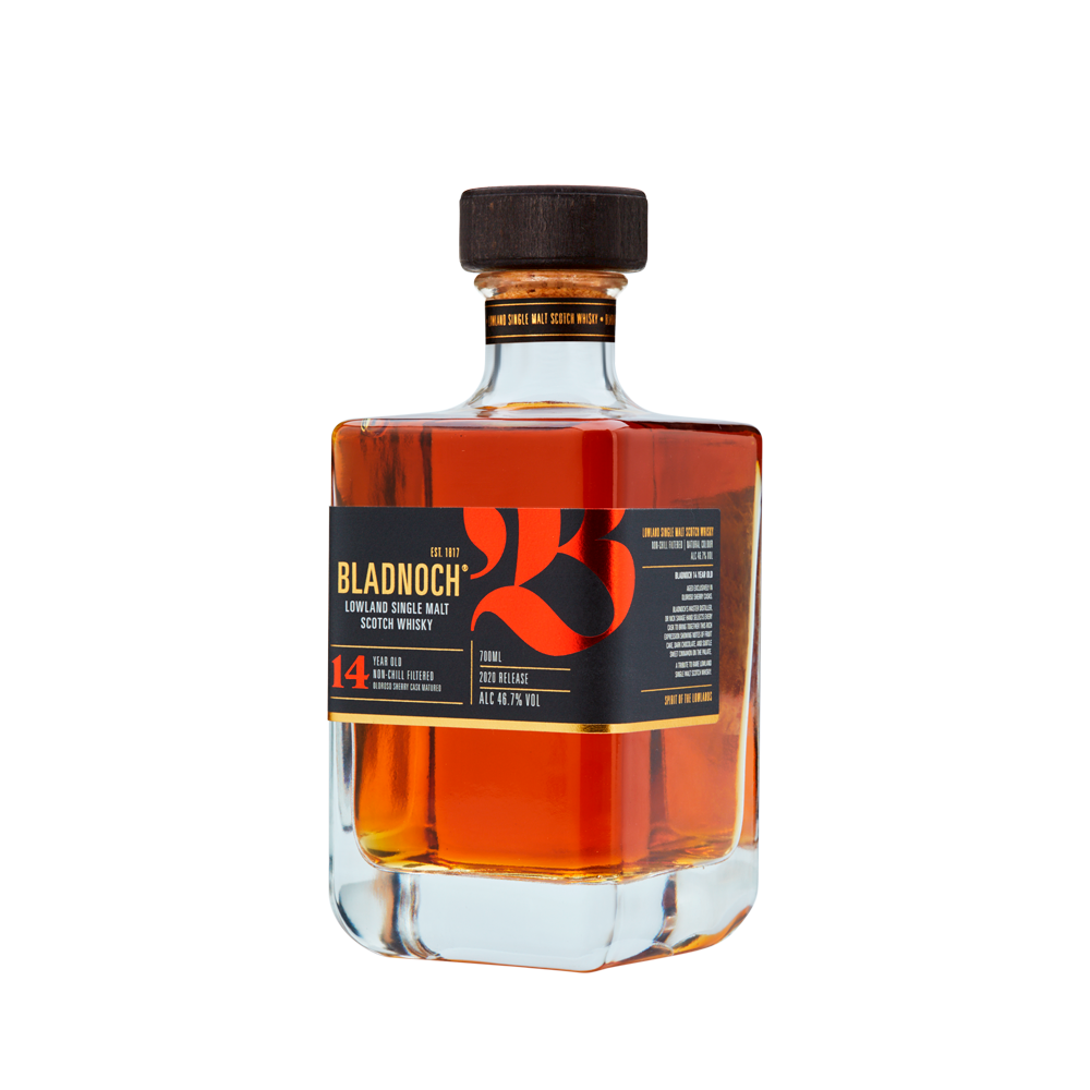 38111010 Bladnoch 14 YO Lowland Single Sherry Cask Matured Malt Whisky 70cl