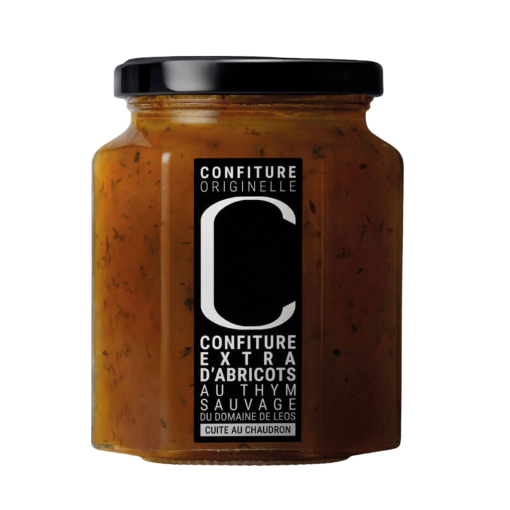 Apricot “extra” jam with wild thyme from Domaine de Leos