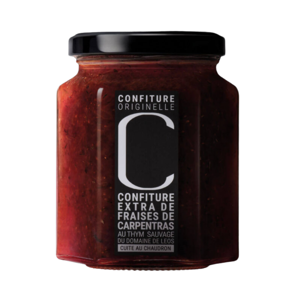 Carpentras strawberry “extra” jam with wild thyme from Domaine de Leos